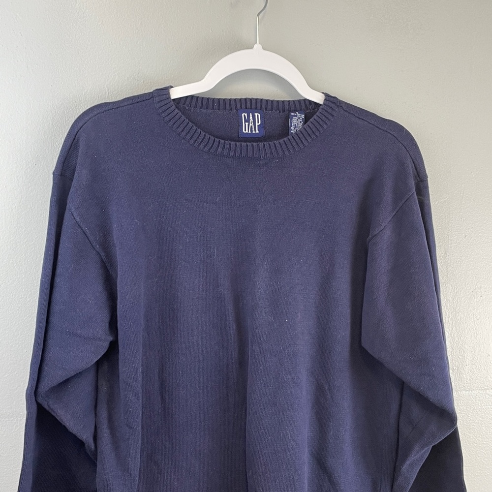 Gap Pullover Blue Pullover Sweater Size Small Wom… - image 5